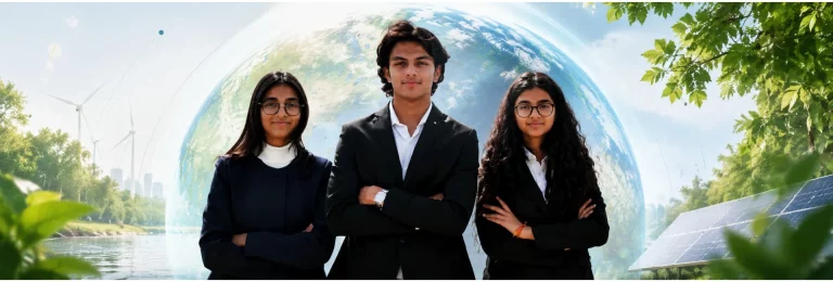 Avyana Mehta, Vivaan Chhawchharia, Ariana Agarwal | Earth Prize 2026 Asia Winners